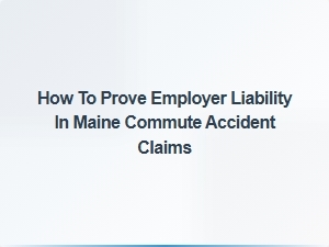 Proving Employer Liability in Maine Commute Accident Claims
